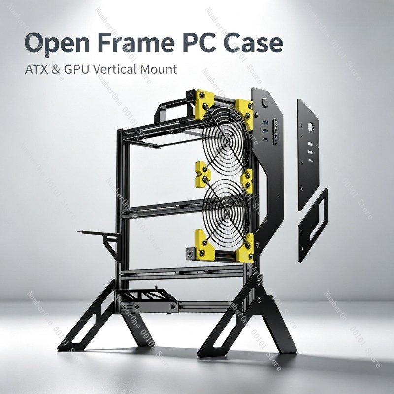 Aluminum Open Frame Test Bench Water Cooling - DIY Open Frame Aluminum PC Case