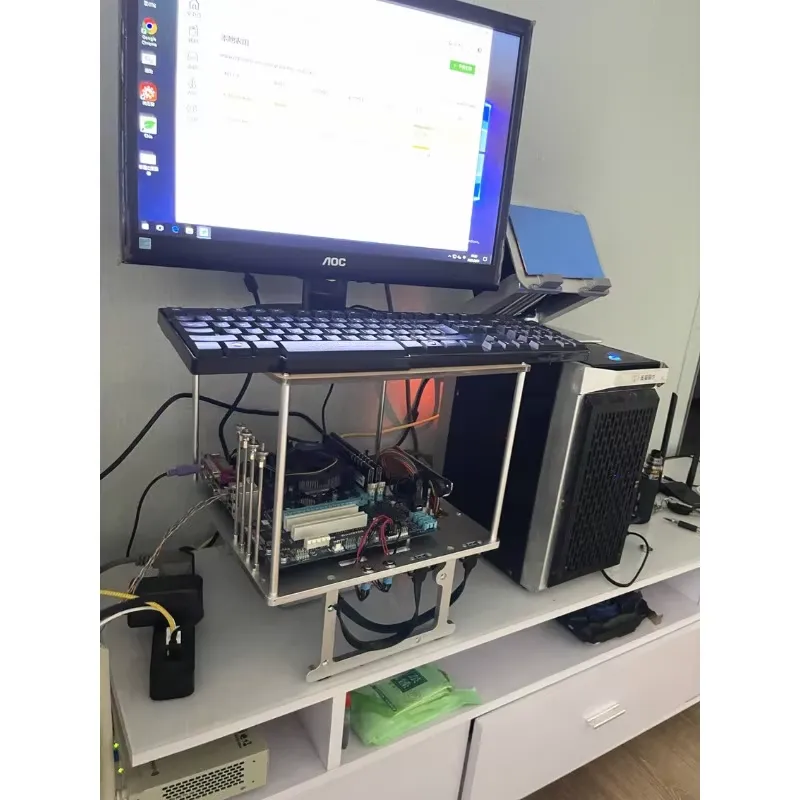 for Open Frame Aluminum MATX T - Aluminum Open Frame Test Bench Water Cooling 评论和价格